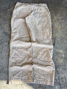 Carhartt Tan Carpenter Jeans